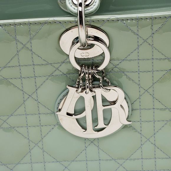 Dior Patent Leather Lady Dior Large Tote - Picture 11 of 13